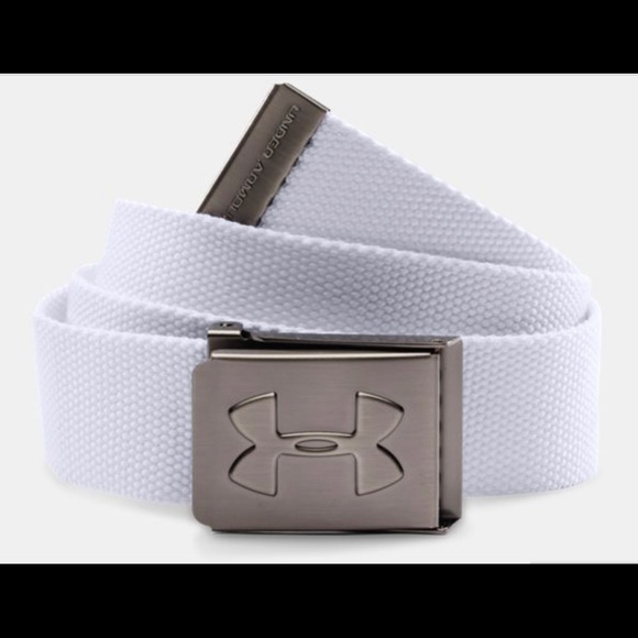 under armour white belt